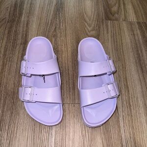 Lavender Rubber Birkenstocks